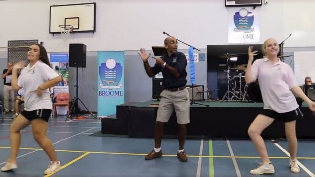 Move over Beyonce: Broome principal busts a move Move over Beyonce: Broome principal busts a move